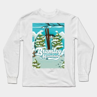 Bromley mountain peru vermont us ski  landscape. Long Sleeve T-Shirt